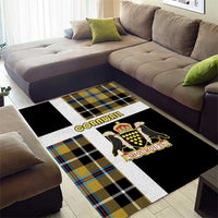 Cornwall Area Rug Coat Of Arms - Cornish Tartan - Wonder Print Shop
