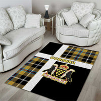 Cornwall Area Rug Coat Of Arms - Cornish Tartan - Wonder Print Shop