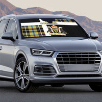 Cornwall Auto Sun Shade Coat Of Arms - Cornish Tartan - Wonder Print Shop