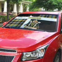 Cornwall Auto Sun Shade Coat Of Arms - Cornish Tartan - Wonder Print Shop