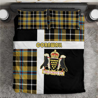 Cornwall Bedding Set Coat Of Arms - Cornish Tartan - Wonder Print Shop