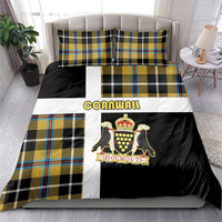 Cornwall Bedding Set Coat Of Arms - Cornish Tartan - Wonder Print Shop