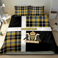Cornwall Bedding Set Coat Of Arms - Cornish Tartan - Wonder Print Shop