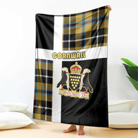 Cornwall Blanket Coat Of Arms - Cornish Tartan - Wonder Print Shop