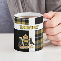 Personalized Cornwall Ceramic Mug Coat Of Arms - Cornish Tartan - Wonder Print Shop