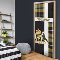 Cornwall Door Cover Coat Of Arms - Cornish Tartan - Wonder Print Shop
