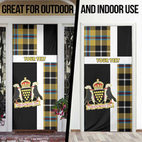 Cornwall Door Cover Coat Of Arms - Cornish Tartan - Wonder Print Shop