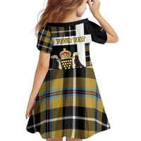 Personalized Cornwall Family Matching Mermaid Dress and Hawaiian Shirt Coat Of Arms - Cornish Tartan - Wonder Print Shop