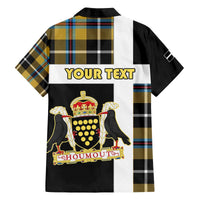 Personalized Cornwall Family Matching Off The Shoulder Long Sleeve Dress and Hawaiian Shirt Coat Of Arms - Cornish Tartan - Wonder Print Shop