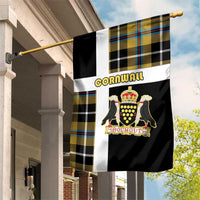 Cornwall Garden Flag Coat Of Arms - Cornish Tartan - Wonder Print Shop