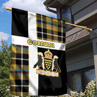 Cornwall Garden Flag Coat Of Arms - Cornish Tartan - Wonder Print Shop
