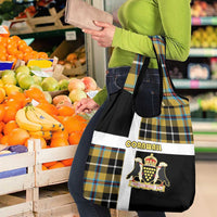 Cornwall Grocery Bag Coat Of Arms - Cornish Tartan - Wonder Print Shop