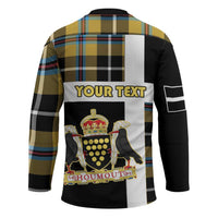 Personalized Cornwall Hockey Jersey Coat Of Arms - Cornish Tartan - Wonder Print Shop