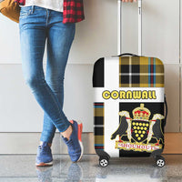 Cornwall Luggage Cover Coat Of Arms - Cornish Tartan - Wonder Print Shop