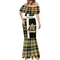 Personalized Cornwall Mermaid Dress Coat Of Arms - Cornish Tartan - Wonder Print Shop