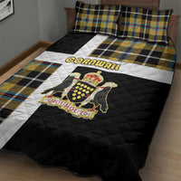 Cornwall Quilt Bed Set Coat Of Arms - Cornish Tartan - Wonder Print Shop
