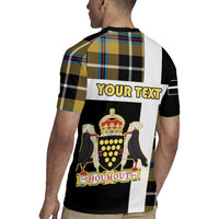 Personalized Cornwall Rugby Jersey Coat Of Arms - Cornish Tartan - Wonder Print Shop