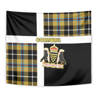 Cornwall Tapestry Coat Of Arms - Cornish Tartan - Wonder Print Shop
