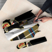 Cornwall Umbrella Coat Of Arms - Cornish Tartan - Wonder Print Shop