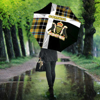 Cornwall Umbrella Coat Of Arms - Cornish Tartan - Wonder Print Shop