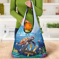 Barbados Sea Turtle Grocery Bag Ocean Style