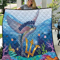Barbados Flying Fish Quilt Ocean Style - Wonder Print Shop