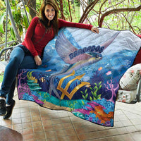 Barbados Flying Fish Quilt Ocean Style - Wonder Print Shop