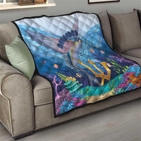 Barbados Flying Fish Quilt Ocean Style - Wonder Print Shop