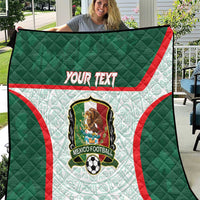 Custom Mexico Football Quilt Aztec Pattern - Wonder Print Shop