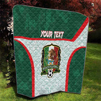 Custom Mexico Football Quilt Aztec Pattern - Wonder Print Shop