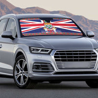 Cayman Islands Christmas Auto Sun Shade Coat Of Arms - Flag Style - Wonder Print Shop