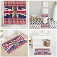 Cayman Islands Christmas Bathroom Set Coat Of Arms - Flag Style - Wonder Print Shop