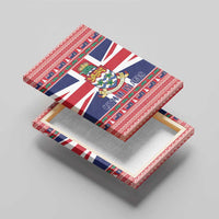 Cayman Islands Christmas Canvas Wall Art Coat Of Arms - Flag Style - Wonder Print Shop