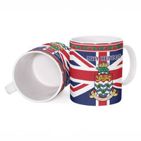 Cayman Islands Christmas Ceramic Mug Coat Of Arms - Flag Style - Wonder Print Shop