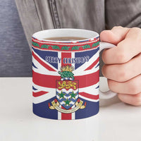 Cayman Islands Christmas Ceramic Mug Coat Of Arms - Flag Style - Wonder Print Shop