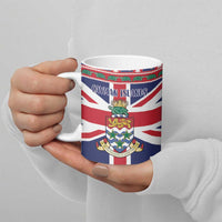 Cayman Islands Christmas Ceramic Mug Coat Of Arms - Flag Style - Wonder Print Shop