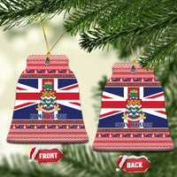 Cayman Islands Christmas Ceramic Ornament Coat Of Arms - Flag Style - Wonder Print Shop