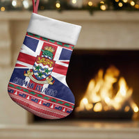 Cayman Islands Christmas Stocking Coat Of Arms - Flag Style - Wonder Print Shop