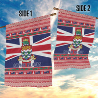 Cayman Islands Christmas Garden Flag Coat Of Arms - Flag Style - Wonder Print Shop