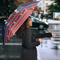 Cayman Islands Christmas Umbrella Coat Of Arms - Flag Style - Wonder Print Shop