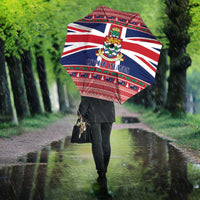 Cayman Islands Christmas Umbrella Coat Of Arms - Flag Style - Wonder Print Shop