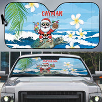 Cayman Islands Christmas Auto Sun Shade Merry Xmas - Wonder Print Shop