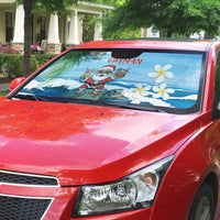 Cayman Islands Christmas Auto Sun Shade Merry Xmas - Wonder Print Shop
