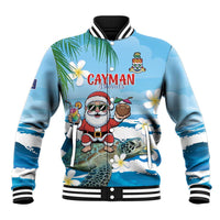 Cayman Islands Christmas Baseball Jacket Merry Xmas - Wonder Print Shop
