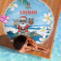 Cayman Islands Christmas Beach Blanket Merry Xmas - Wonder Print Shop