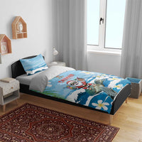 Cayman Islands Christmas Bedding Set Merry Xmas - Wonder Print Shop