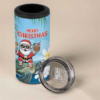 Cayman Islands Christmas 4 in 1 Can Cooler Tumbler Merry Xmas - Wonder Print Shop