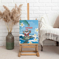 Cayman Islands Christmas Canvas Wall Art Merry Xmas - Wonder Print Shop