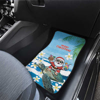 Cayman Islands Christmas Car Mats Merry Xmas - Wonder Print Shop