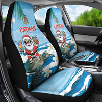 Cayman Islands Christmas Car Seat Cover Merry Xmas - Wonder Print Shop